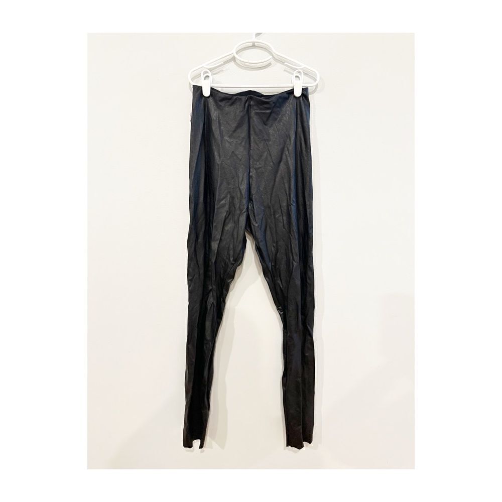 Commando Perfect Control Faux Leather Leggings Bl… - image 3